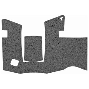 Talon Grips 385R textured black adhesive rubber grip for Glock 43X/48