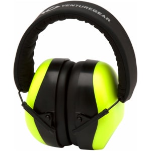 Pyramex Venture Gear VGPM8031C V80 over-the-head earmuff orange lime black pair