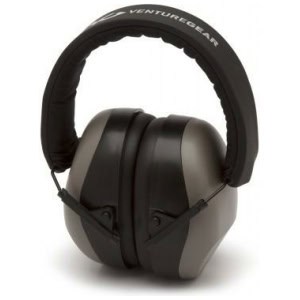 Pyramex VG80 Series over-the-head earmuffs with foam ear cups and fold-away padded headband