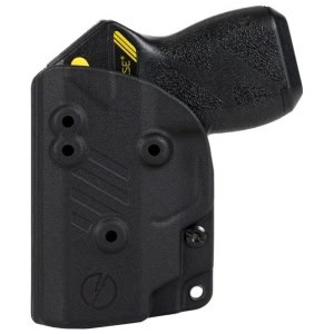 AXON/TASER Pulse Blade-Tech IWB Kydex holster in black for TASER Pulse and Pulse+