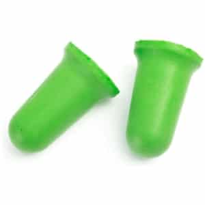 Pyramex DP1200 disposable uncorded foam ear plugs in dispenser box, 200 pairs