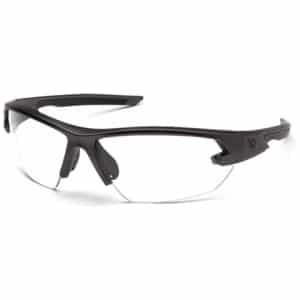 Pyramex Venture Semtex 2.0 clear anti-fog safety glasses with gun metal frame