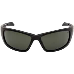 Pyramex Venture Howitzer safety glasses with forest gray anti-fog lens and black full frame