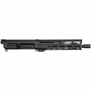 CMMG Dissent MK4 upper group 5.56x45mm 10.5in Armor Black left-side charging handle