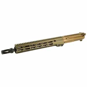 Geissele SUPER DUTY MOD1 complete AR-15 upper in Desert Dirt Color, 5.56 NATO, 13.9" pinned barrel