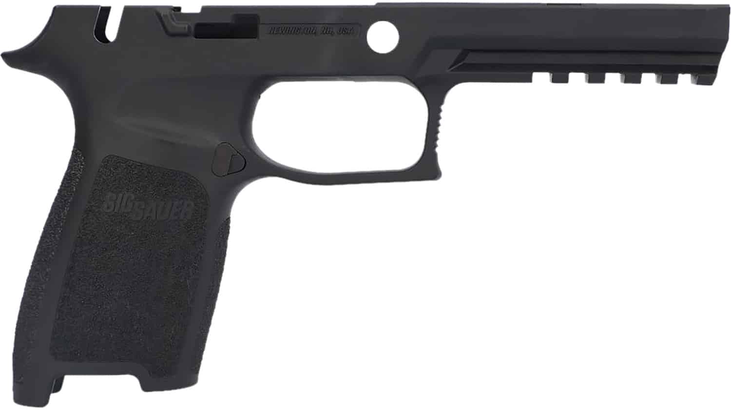 Sig Sauer black polymer grip module with manual safety