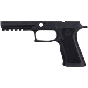 Sig Sauer P320 X-Series full-size large black polymer grip module assembly