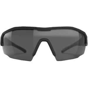 GLOCK Gen5 tactical safety glasses with smoke lens and black frame