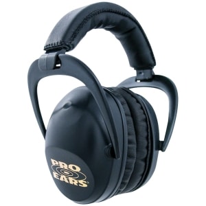 Pro Ears Ultra Sleek passive earmuffs 26 dB black gold over-the-head