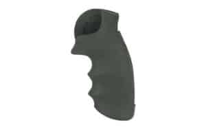 Hogue black rubber Monogrip grip for Ruger Security Six / Service Six with finger grooves