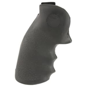 Hogue Monogrip black rubber grip for Ruger Redhawk with finger grooves