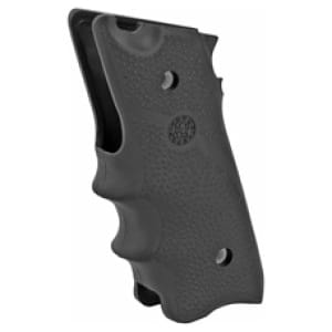 Hogue rubber grip for Ruger Mark II/III with finger grooves, black matte finish