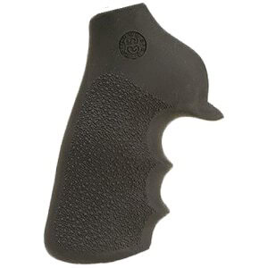 Hogue Tamer black rubber grip for Ruger GP100 and Super Redhawk revolvers