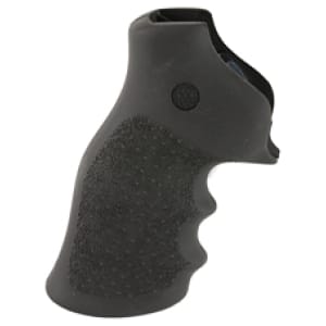 Hogue Monogrip black rubber grip for Ruger GP100 and Super Redhawk
