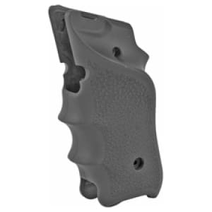 Hogue Ruger Mark IV rubber pistol grip with finger grooves and right-hand thumb rest, black matte