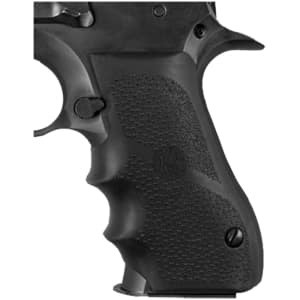 Hogue black rubber pistol grips with finger grooves for Baby Eagle (.40/9mm)