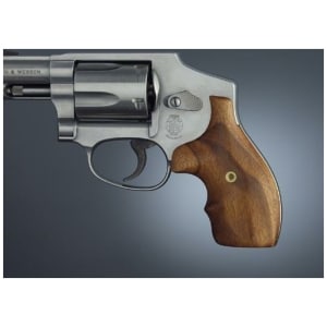 Hogue Bantam Grip for Smith & Wesson J Frame round butt, Goncalo Alves finish