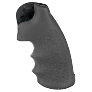 Hogue overmolded rubber monogrip for Colt Python in black with finger grooves