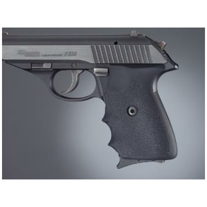 Hogue rubber replacement grips for SIG Sauer P230 and P232 with finger grooves