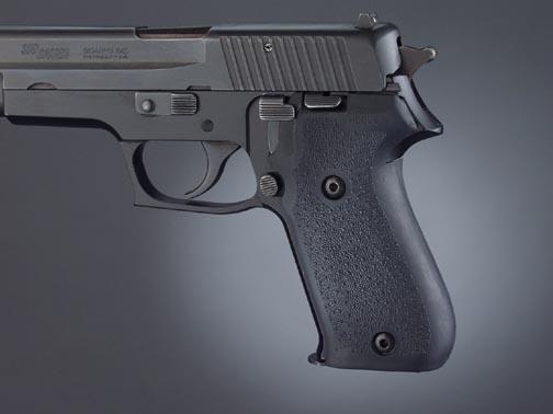 Hogue SIG Sauer P220 American rubber pistol grips without finger grooves