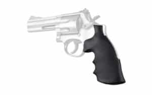 Hogue black rubber conversion monogrip for Smith & Wesson K and L frame revolvers