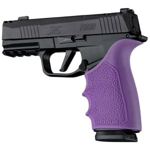 Hogue HandAll beavertail grip sleeve, purple, for Sig Sauer P365 XMacro