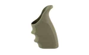 Hogue HandAll Beavertail Grip Sleeve on Sig P365 X-Macro in Olive Drab Green
