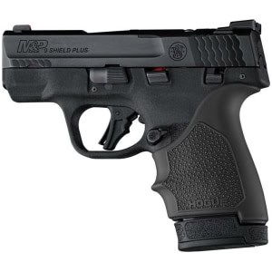 Hogue HandAll Beavertail Grip Sleeve for S&W M&P 9 Shield Plus, black