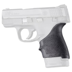 Hogue HandAll Beavertail Grip Sleeve black rubber fits S&W M&P Shield Ruger LC9 Glock 26 27