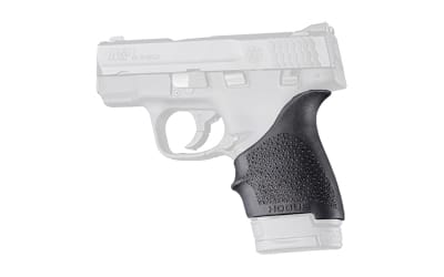 Hogue HandAll Beavertail Grip Sleeve black rubber fits S&W M&P Shield Ruger LC9 Glock 26 27