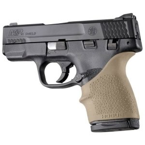 Hogue HandALL Beavertail Grip Sleeve FDE for S&W M&P Shield 45 and Kahr P9/P40/CW9/CW40