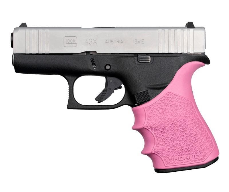 Hogue HandAll Beavertail Grip Sleeve for GLOCK 43X/48 in Pink