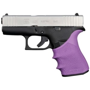 Hogue HandAll Beavertail Grip Sleeve for GLOCK 43X/48 in Purple