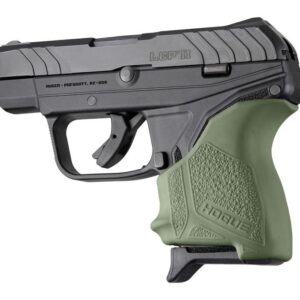 Hogue HandAll Beavertail Grip Sleeve OD Green for Ruger LCP II