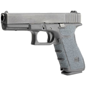 Hogue Wrapter Grit Adhesive Grip installed on Glock Gen 3 frame, black