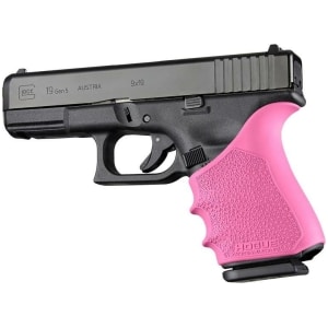 Hogue HandAll Beavertail Grip Sleeve Pink for Glock 19 23 32 38 Gen 1-2-5