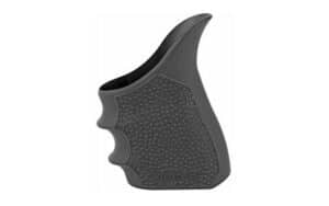 Hogue HandAll beavertail grip sleeve textured black rubber for Glock 19/23/32/38