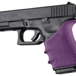 Hogue HandAll Beavertail Grip Sleeve for Glock 19/23/32/38 Gen 3-4 in Purple