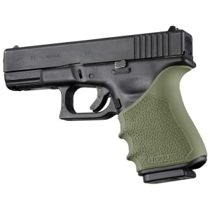 Hogue HandAll Beavertail Grip Sleeve OD Green for Glock 19 Gen 3-4