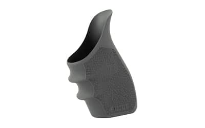 Hogue HandAll Beavertail grip sleeve, slate grey, Cobblestone texture on Glock frame