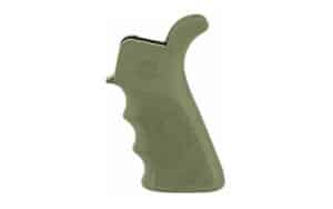 Hogue OverMolded AR-15/M-16 Beavertail Grip with Finger Grooves OD Green