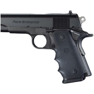 Hogue rubber pistol grip with finger grooves for Para-Ordnance P-13, black