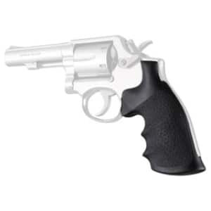 Hogue Monogrip soft rubber grip, black, for Smith & Wesson K/L frame square butt