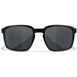 Wiley X ALFA safety glasses with Smoke Gray lens and Matte Black frame