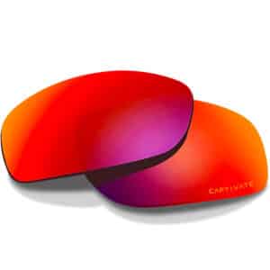 Wiley X P-17RM Twisted red mirror polycarbonate shooting glasses