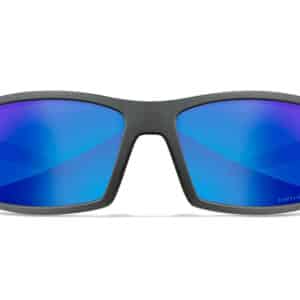 Wiley X Twisted SSTWI09 M/L blue mirror lenses matte gray frame