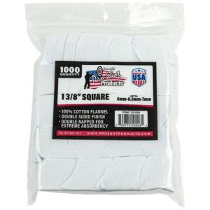 COTTON FLANNEL PATCHES - 6-7MM, 1000 COUNT