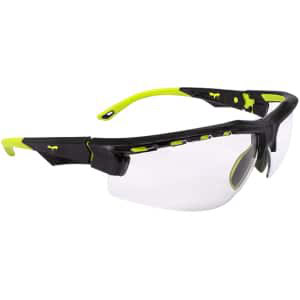 Radians TXE810CS safety glasses clear lens hi-vis frame