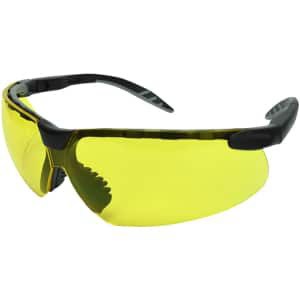 Radians CSB10541CS ballistic glasses with amber lens and black frame