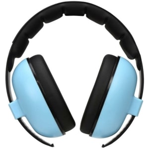 Radians Hushies infant and toddler earmuff in blue with adjustable padded headband
